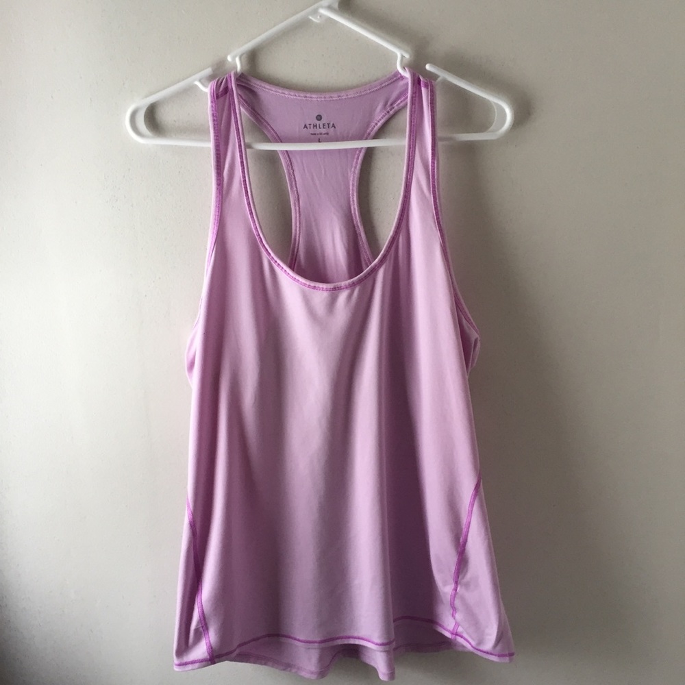 Lavender Athleta Tank Large